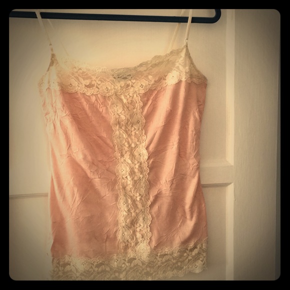 Tank top with lace - Picture 1 of 3
